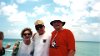 Brenda and Mark and Dick after snorkeling on the Fury Catamaran - Cozumel.