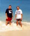 Dick and Mark swimming at Trunk Bay - St. Thomas.