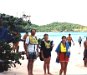 Mark, Brenda and Sharon snorkeling at Trunk Bay - St. Thomas.