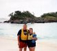 Dick and Sharon snorkeling at Trunk Bay - St. Thomas.