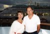 Mark and Brenda after dark - Norman Island - Tortola British Virgin Islands.