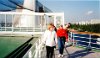 Brenda, Sharon and Mark checking out the ship after boarding in Ft. Lauderdale, Florida. (note the long sleeves).