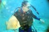 Mark diving - Nassau Bahamas.