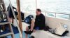 Mark and Sharon getting ready to dive on the dive boat - Nassau Bahamas.