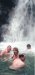 Dick, Mark and Brenda in the COLD, COLD water under the El Yunque waterfall, Puerto Rico.