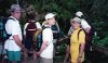 Mark, Brenda and Sharon ready to walk back up the mountain from the El Yunque waterfall, Puerto Rico.