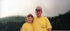 Dick and Sharon on the walk back up the mountain from the El Yunque waterfall, Puerto Rico.