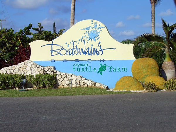 Turtle Farm Grand Cayman sign2