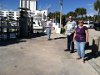 Mike, Mark & Debbie at the a marina (Fort Lauderdale).