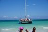 Catamaran back to Margaritaville Beach to unload passengers and take us back to the ship (Falmouth, Jamaica).