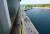 Back on the ship and our balcony after a day of ziplining and relaxing on Amiga Island (Labadee, Haiti).