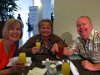 Mimosas at breakfast in Mike & Deb's hotel before heading to the ship to board (Fort Lauderdale).