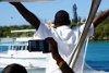 Coming back from Blue Lagoon Island Bahamas
