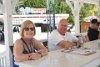 Brenda & Mike at the bar at Blue Lagoon Island Bahamas