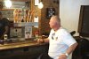 Mike getting another set of beers at Pirate Republic Bar, Nassau