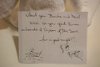 Note from our nice cabin keeper, Angelica