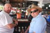 Mike & Mark sitting at Hogs Breath bar (street side) Key West.