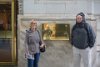 Brenda & Mike standing in front of The Monteleone Hotel, New Orleans