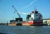 Ships on the Mississippi at New Orleans