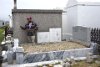 Tour guide in Cemetery in New Orleans