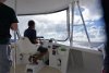 Taking a Catamaran from St. Kitts to Nevis island