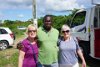 Brenda and Carol with our St. Kitts tour guide.