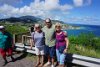 Carol, Mark and Brenda on bus tour of St. Kitts.