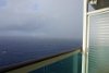 On our way to St. Lucia.  Going through a rain storm.