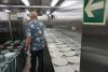 One of the kitchens (there are 3 major ones).  Plates ready for food.