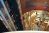 Many stories down through the ships decks.