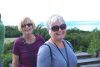 Brenda and Carol at oldest church on St. Kitts.