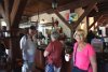 Vernon, Carol and Brenda in the Paymaster building on Nelson's Dockyard (getting their pay in rum, 150 proof).