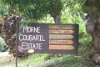 Sign during our tour in St. Lucia.