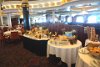 Choices for breakfast in one of the main dining rooms.