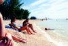 Relaxing on the beach in Key West.