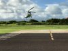 AS350 AStar  (Eurocopter) turbine powered helicopter landing