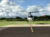 AS350 AStar  (Eurocopter) turbine powered helicopter landing