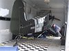 Unstraping the fuselage