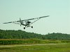 It's off the ground and flying on first take-off after assembly and inspection