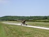 Taxing back to the hangar after first flight after assembly and inspection