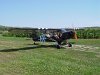 Back at the hangar after first passenger (Joyce)