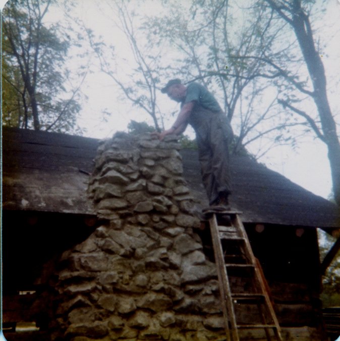 Image153 Log Cabin Oliver 1974
