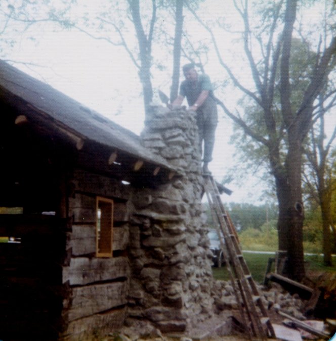 Image156 Log Cabin Oliver 1974