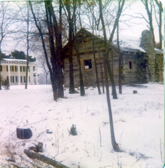 Image171 Log Cabin snow