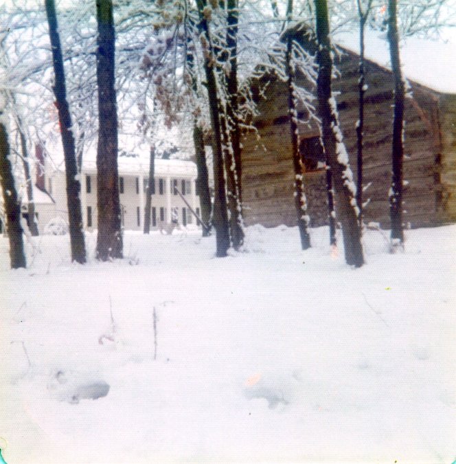Image172 Log Cabin snow