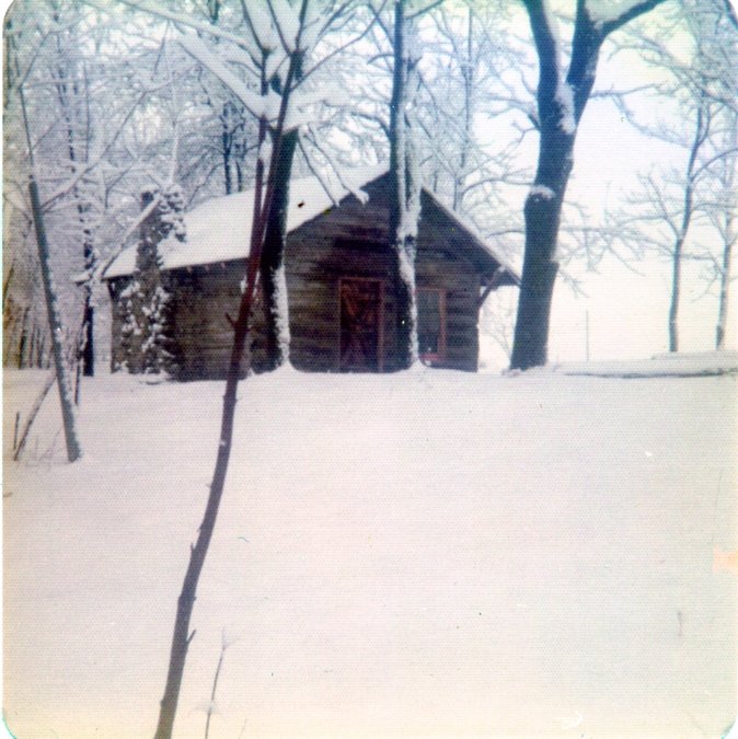 Image174 Log Cabin snow