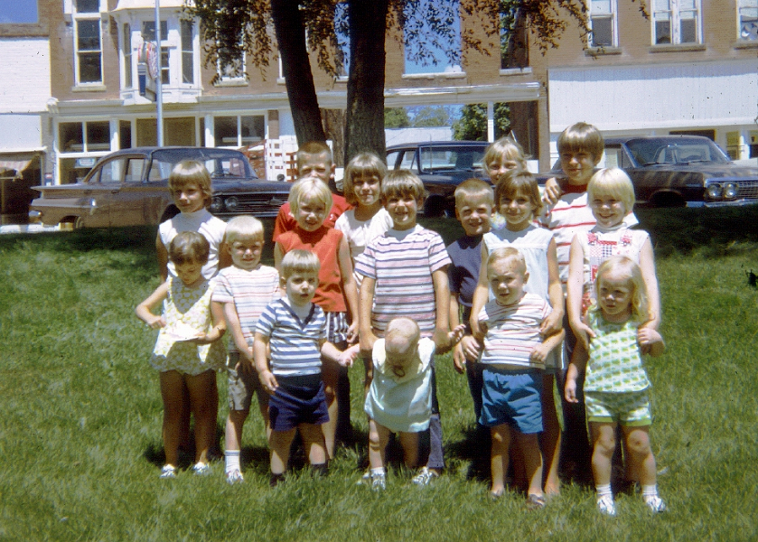 1974 - Grandkids at Messner Reunion