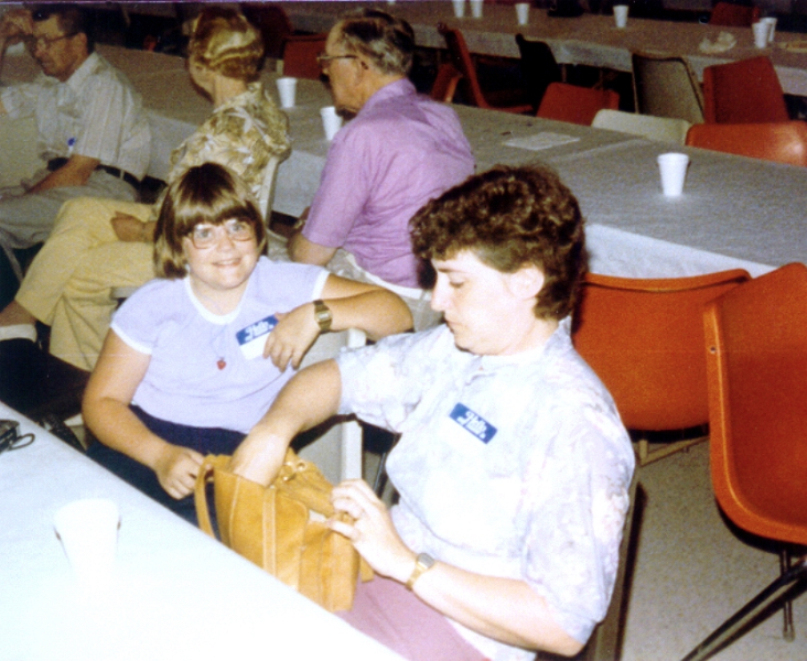 Carol , Christy at Messner reunion Arkansas City